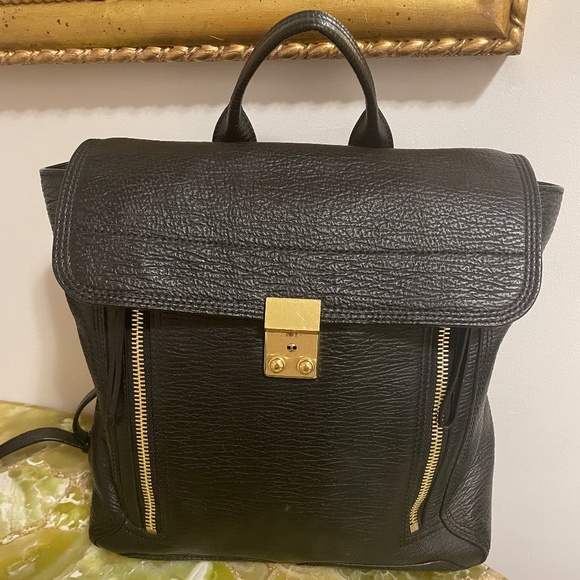 3.1 Phillip Lim Leather Black Backpack main image 4